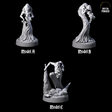 Three Spiny Mind Flayers Miniature for Dungeons and Dragons, Pathfinder or other TTRPGs