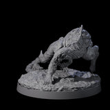Three Stalking Slithering Trackers Miniature for Dungeons and Dragons, Pathfinder or other TTRPGs