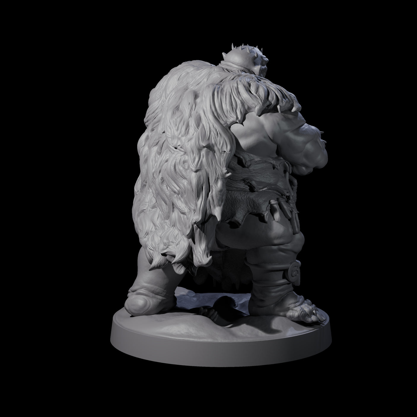 Three Stinking Ogres Miniature for Dungeons and Dragons, Pathfinder or other TTRPGs
