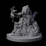 Three Stony Animated Statues Miniature for Dungeons and Dragons, Pathfinder or other TTRPGs