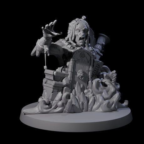 Three Stony Animated Statues Miniature for Dungeons and Dragons, Pathfinder or other TTRPGs