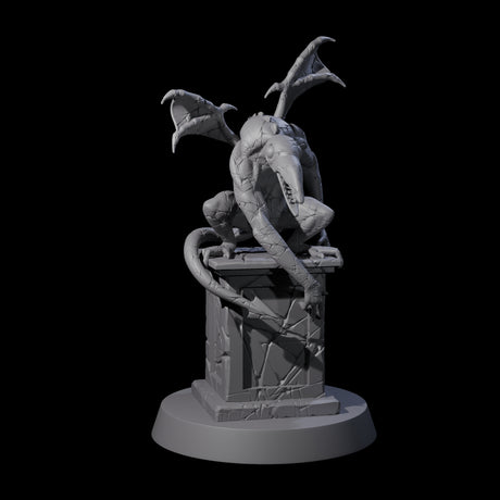 Three Stony Animated Statues Miniature for Dungeons and Dragons, Pathfinder or other TTRPGs