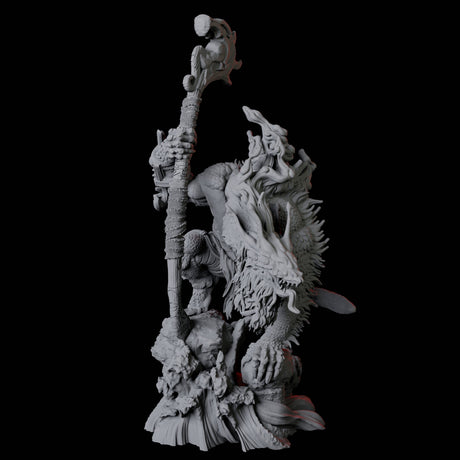 Three Storm Trolls Miniature for Dungeons and Dragons, Pathfinder or other TTRPGs