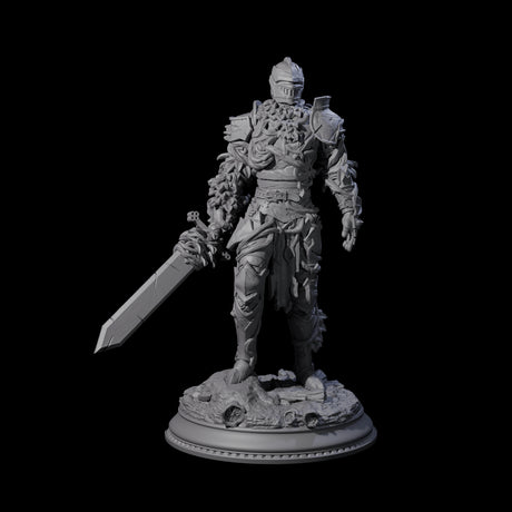 Three Striding Knights Miniature for Dungeons and Dragons, Pathfinder or other TTRPGs