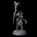 Three Stupid Ettins Miniature for Dungeons and Dragons, Pathfinder or other TTRPGs