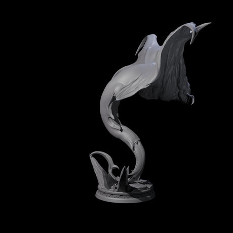 Three Swooping Cloakers Miniature for Dungeons and Dragons, Pathfinder or other TTRPGs