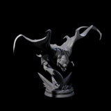 Three Swooping Cloakers Miniature for Dungeons and Dragons, Pathfinder or other TTRPGs