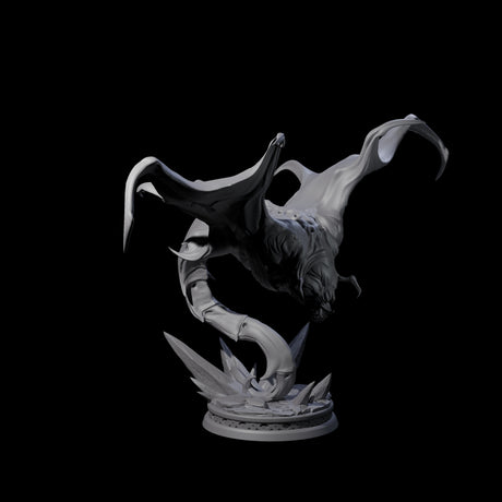 Three Swooping Cloakers Miniature for Dungeons and Dragons, Pathfinder or other TTRPGs