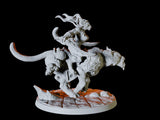 Three Tabaxi Riders Miniature for Dungeons and Dragons, Pathfinder or other TTRPGs