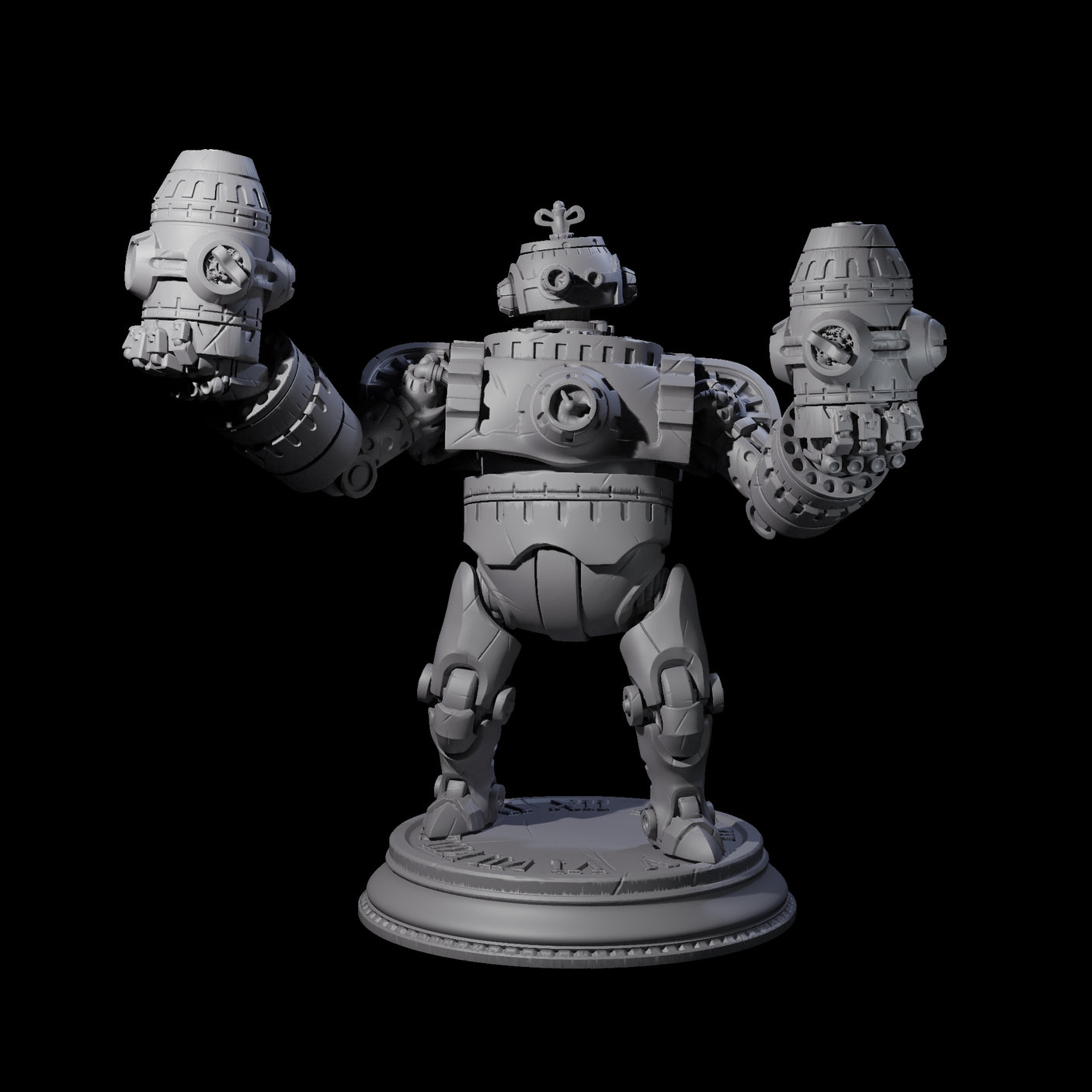 Three Ticking Clockwork Soldiers Miniature for Dungeons and Dragons, Pathfinder or other TTRPGs