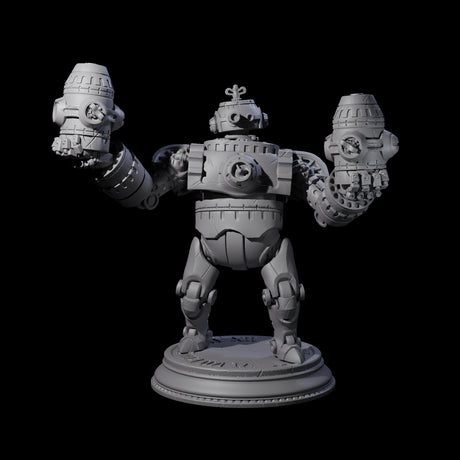 Three Ticking Clockwork Soldiers Miniature for Dungeons and Dragons, Pathfinder or other TTRPGs
