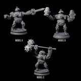 Three Ticking Clockwork Soldiers Miniature for Dungeons and Dragons, Pathfinder or other TTRPGs