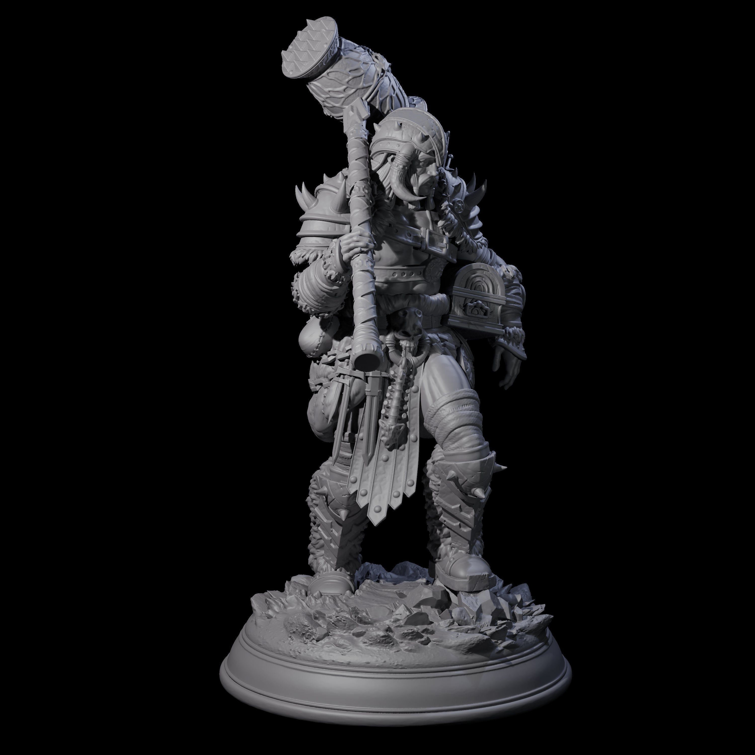 Three Towering Frost Giants Miniature for Dungeons and Dragons, Pathfinder or other TTRPGs