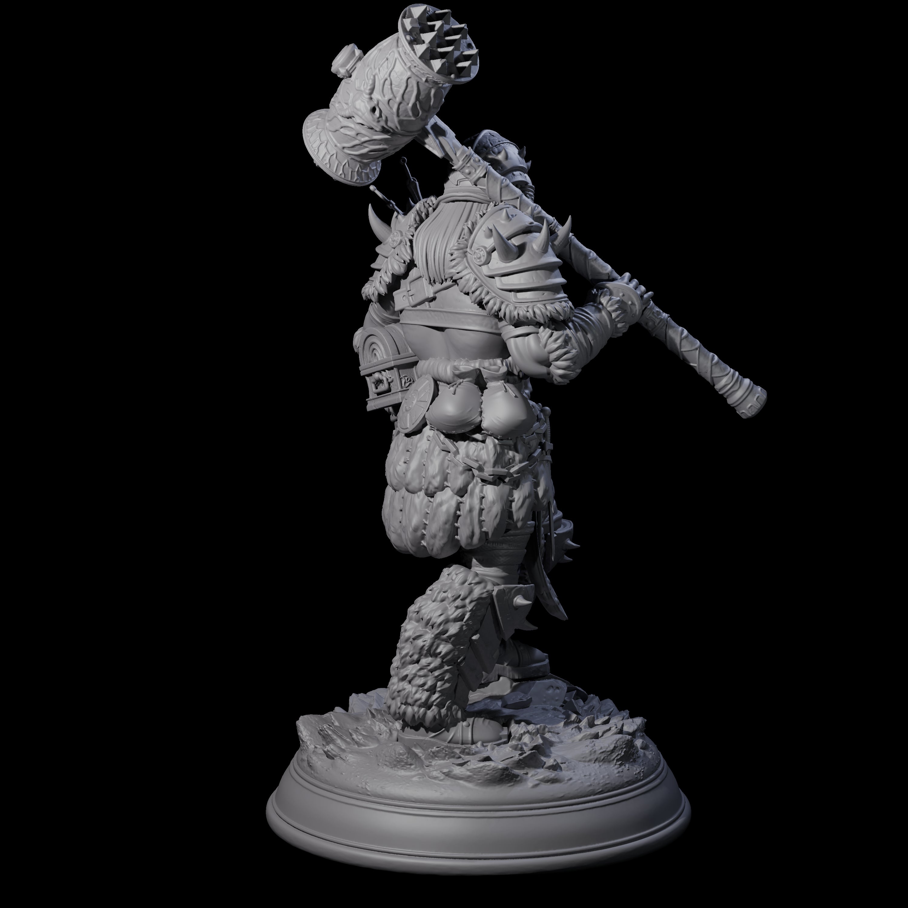 Three Towering Frost Giants Miniature for Dungeons and Dragons, Pathfinder or other TTRPGs