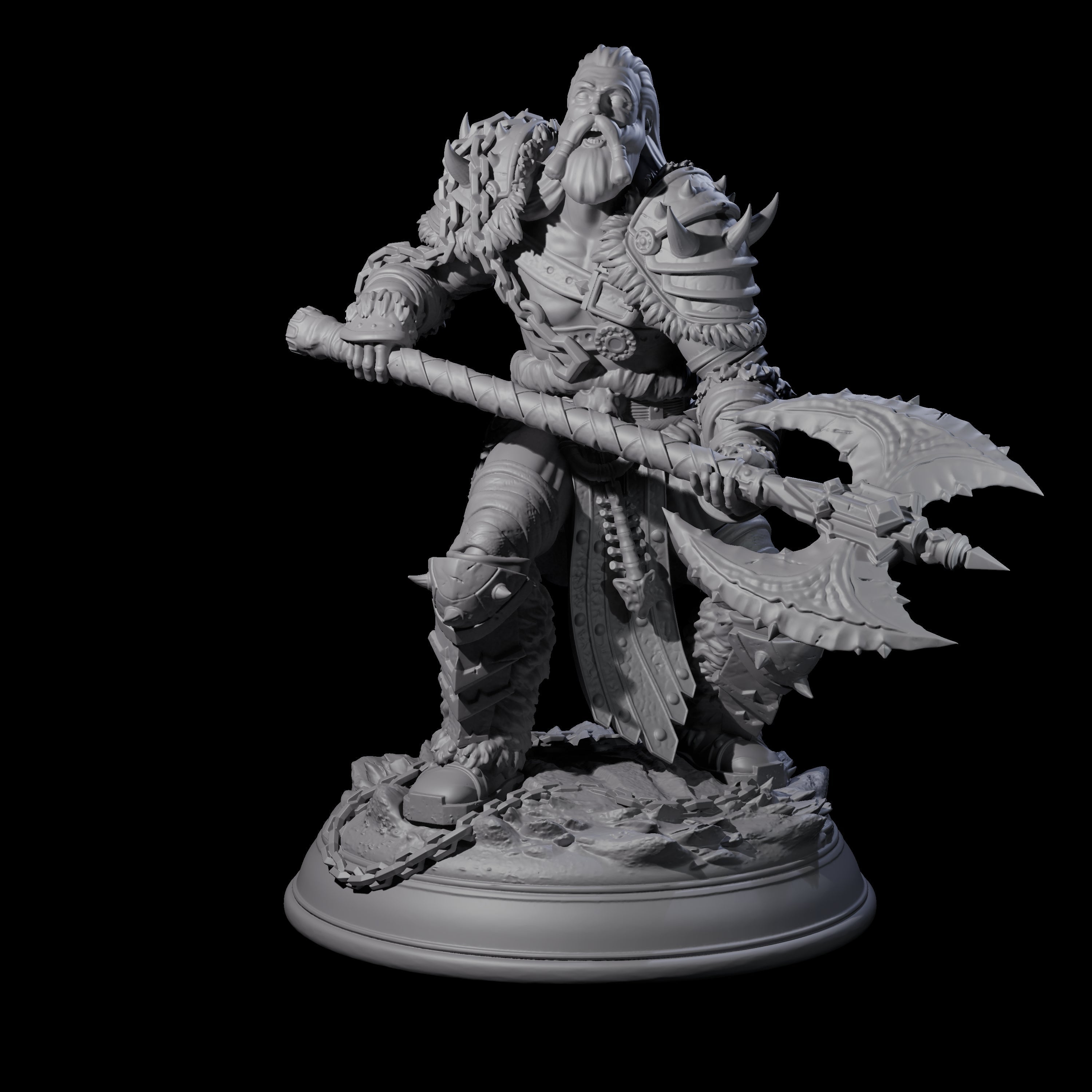 Three Towering Frost Giants Miniature for Dungeons and Dragons, Pathfinder or other TTRPGs