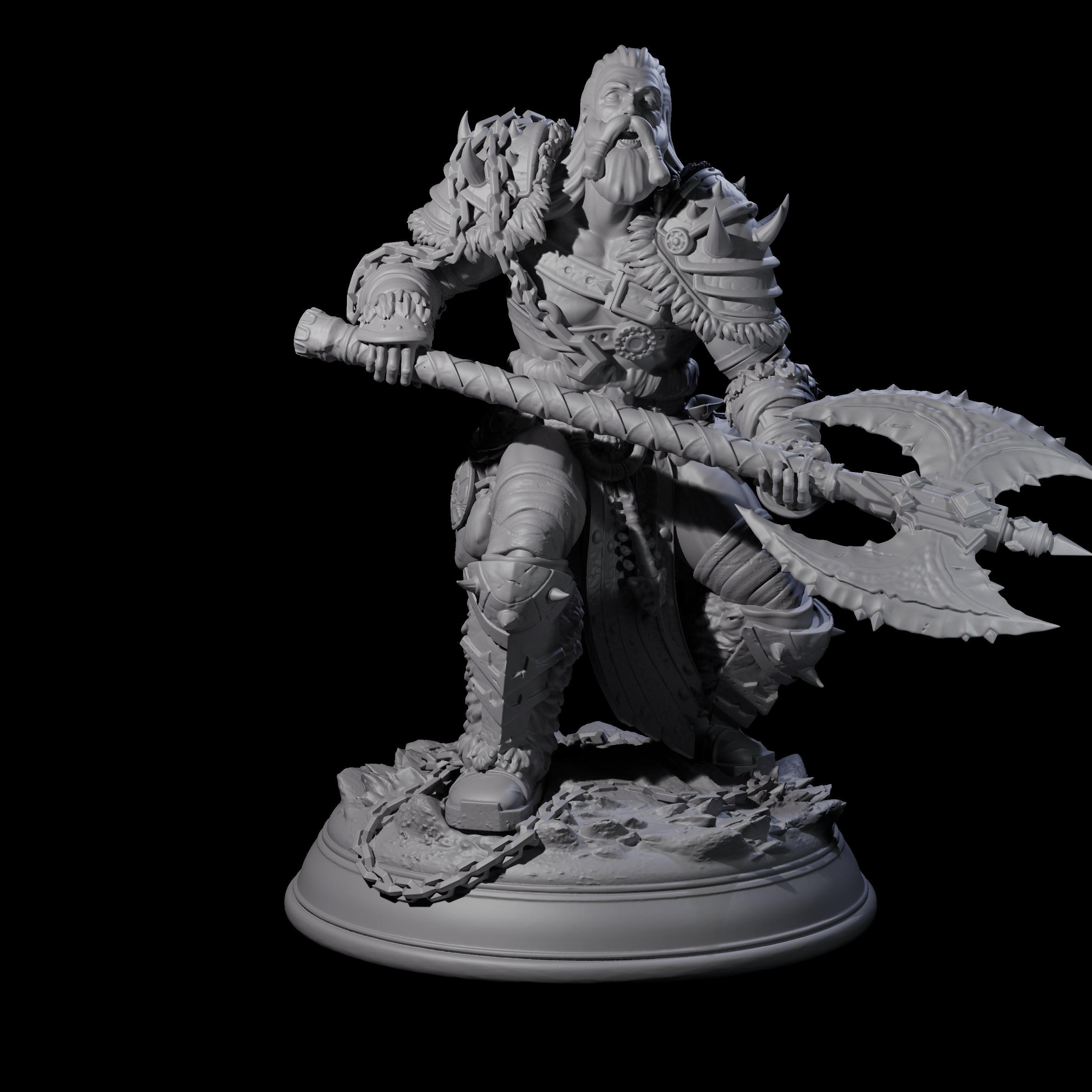 Three Towering Frost Giants Miniature for Dungeons and Dragons, Pathfinder or other TTRPGs