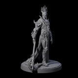 Three Towering Graveknights Miniature for Dungeons and Dragons, Pathfinder or other TTRPGs