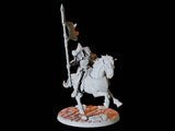Three Warhorses and Riders Miniature for Dungeons and Dragons, Pathfinder or other TTRPGs