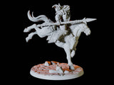 Three Warhorses and Riders Miniature for Dungeons and Dragons, Pathfinder or other TTRPGs