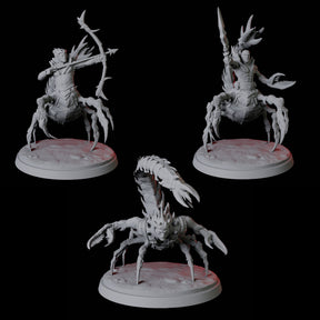 Three Warring Tlincallis Miniature for Dungeons and Dragons, Pathfinder or other TTRPGs