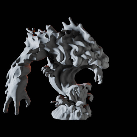 Three Water Elementals Miniature for Dungeons and Dragons, Pathfinder or other TTRPGs
