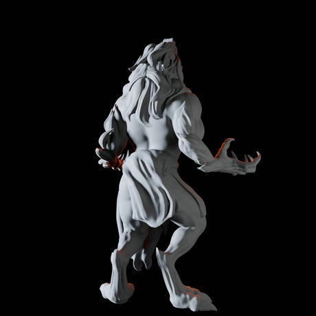 Three Werewolves Miniature for Dungeons and Dragons, Pathfinder or other TTRPGs