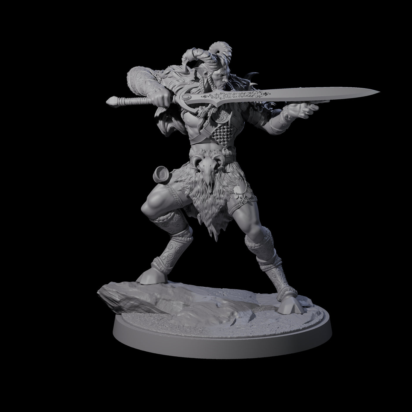 Three Wild Satyr Hunters Miniature for Dungeons and Dragons, Pathfinder or other TTRPGs
