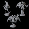 Three Winged Bull Men Miniature for Dungeons and Dragons, Pathfinder or other TTRPGs