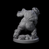 Three Yeti Stonehurlers Miniature for Dungeons and Dragons, Pathfinder or other TTRPGs