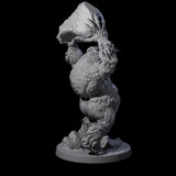 Three Yeti Stonehurlers Miniature for Dungeons and Dragons, Pathfinder or other TTRPGs