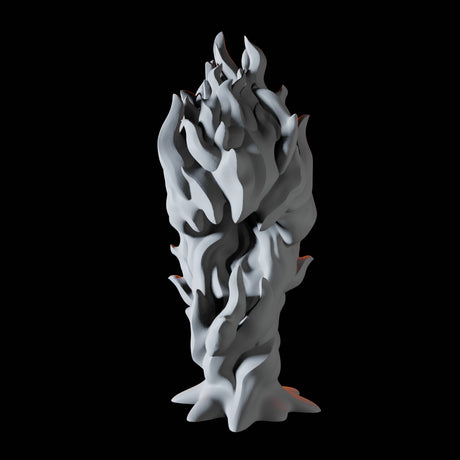 Three Young Fire Elementals Miniature for Dungeons and Dragons, Pathfinder or other TTRPGs