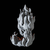 Three Young Fire Elementals Miniature for Dungeons and Dragons, Pathfinder or other TTRPGs