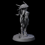Thri-kreen Hybrid Pinup Miniature for Dungeons and Dragons, Pathfinder or other TTRPGs