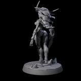 Thri-kreen Hybrid Pinup Miniature for Dungeons and Dragons, Pathfinder or other TTRPGs
