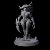 Thri-kreen Hybrid Pinup Miniature for Dungeons and Dragons, Pathfinder or other TTRPGs