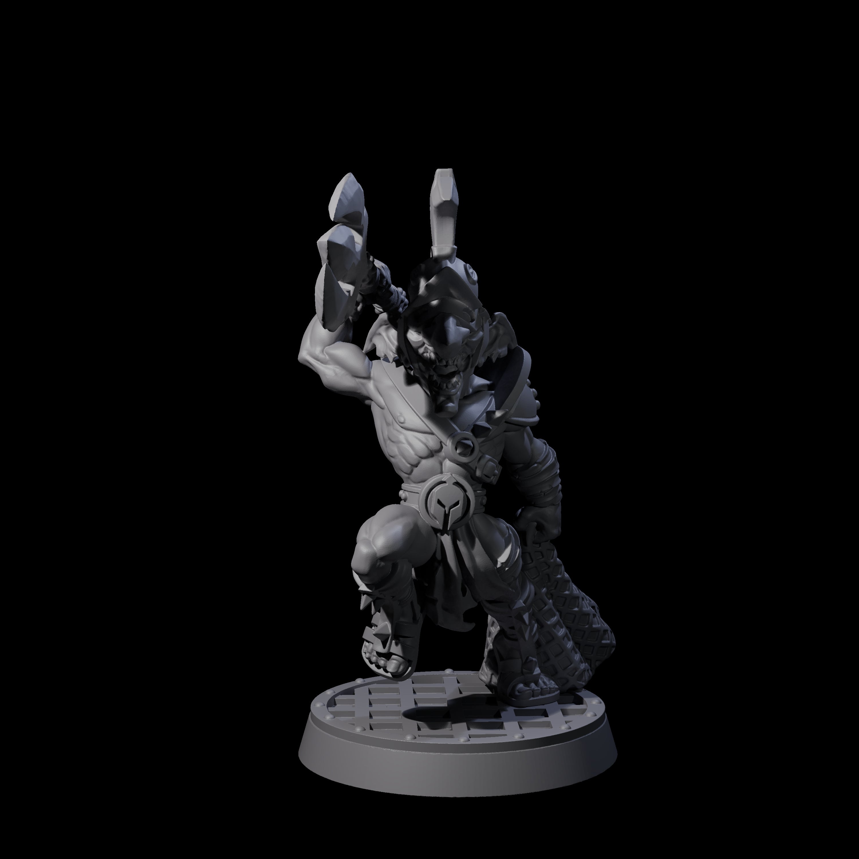Throwing Goblin Gladiator Miniature for Dungeons and Dragons, Pathfinder or other TTRPGs
