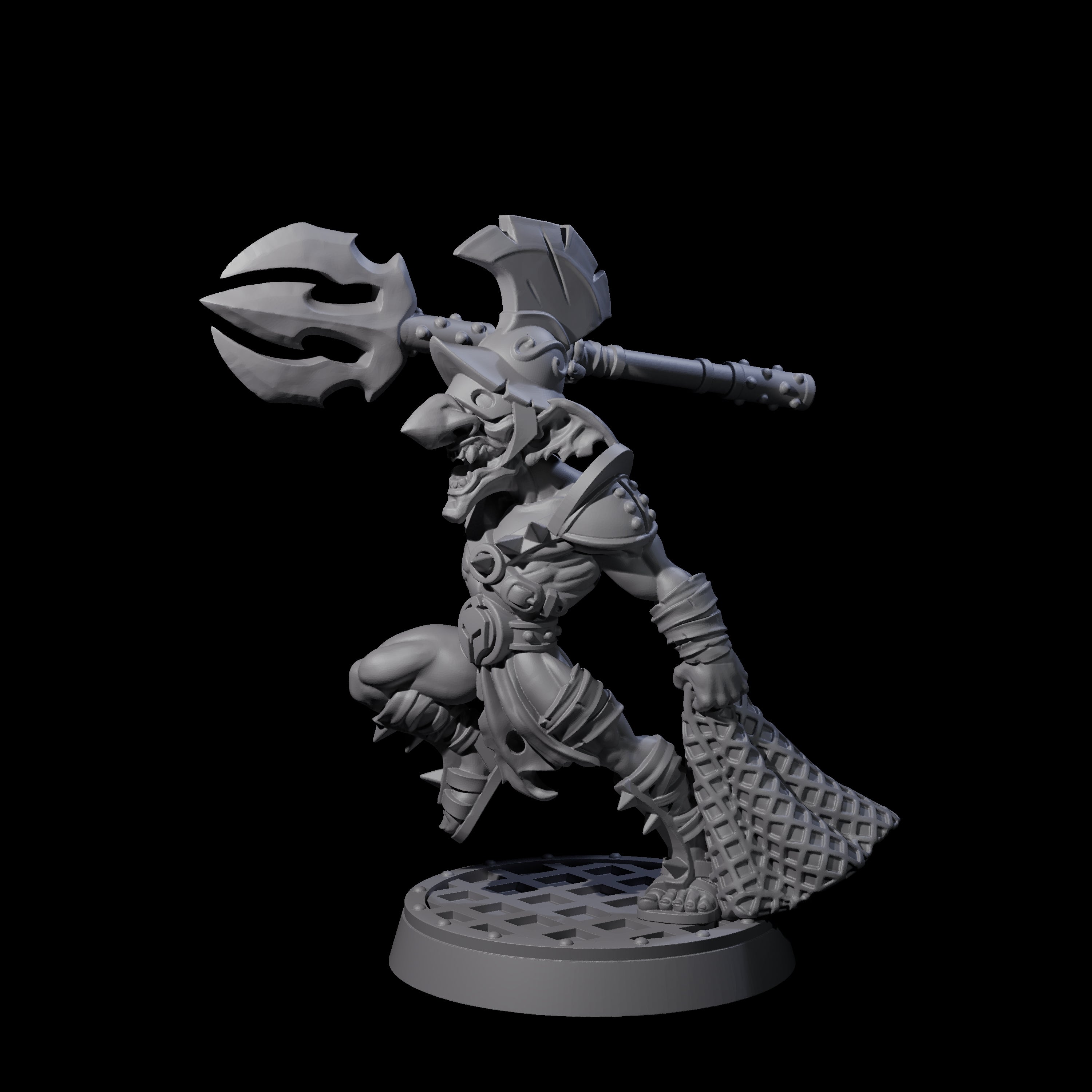 Throwing Goblin Gladiator Miniature for Dungeons and Dragons, Pathfinder or other TTRPGs