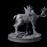 Thundering Moose Guardian A Miniature for Dungeons and Dragons, Pathfinder or other TTRPGs