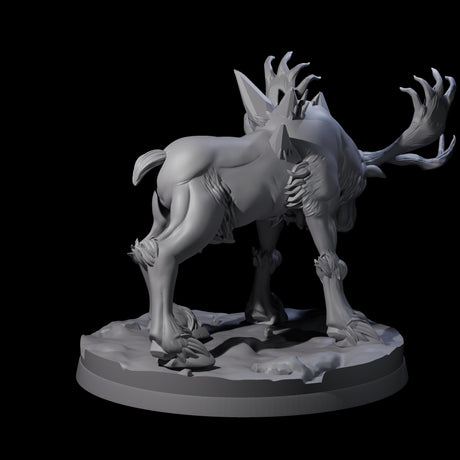 Thundering Moose Guardian A Miniature for Dungeons and Dragons, Pathfinder or other TTRPGs
