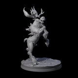 Thundering Moose Guardian B Miniature for Dungeons and Dragons, Pathfinder or other TTRPGs