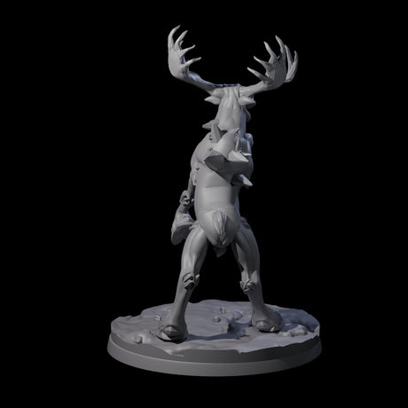 Thundering Moose Guardian B Miniature for Dungeons and Dragons, Pathfinder or other TTRPGs