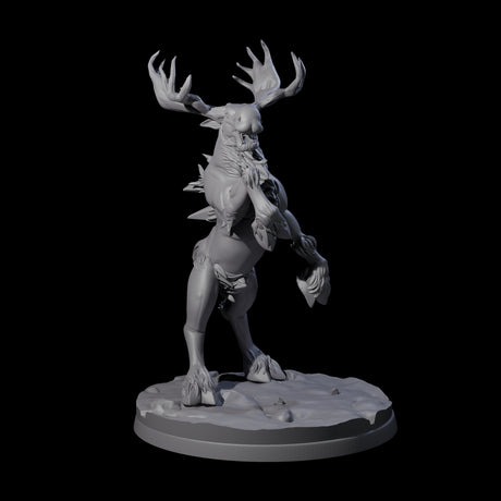 Thundering Moose Guardians Miniature for Dungeons and Dragons, Pathfinder or other TTRPGs