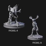 Thundering Moose Guardians Miniature for Dungeons and Dragons, Pathfinder or other TTRPGs