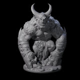 Thunderous Demon Lord Miniature for Dungeons and Dragons, Pathfinder or other TTRPGs