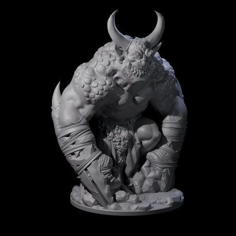 Thunderous Demon Lord Miniature for Dungeons and Dragons, Pathfinder or other TTRPGs
