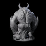 Thunderous Demon Lord Miniature for Dungeons and Dragons, Pathfinder or other TTRPGs