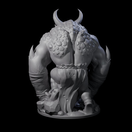 Thunderous Demon Lord Miniature for Dungeons and Dragons, Pathfinder or other TTRPGs