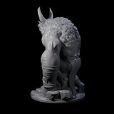 Thunderous Demon Lord Miniature for Dungeons and Dragons, Pathfinder or other TTRPGs