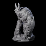 Thunderous Demon Lord Miniature for Dungeons and Dragons, Pathfinder or other TTRPGs