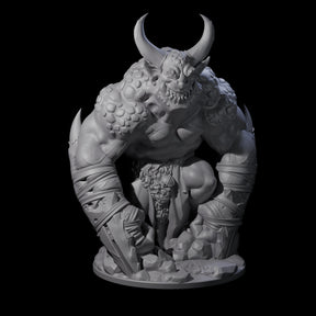 Thunderous Demon Lord Miniature for Dungeons and Dragons, Pathfinder or other TTRPGs